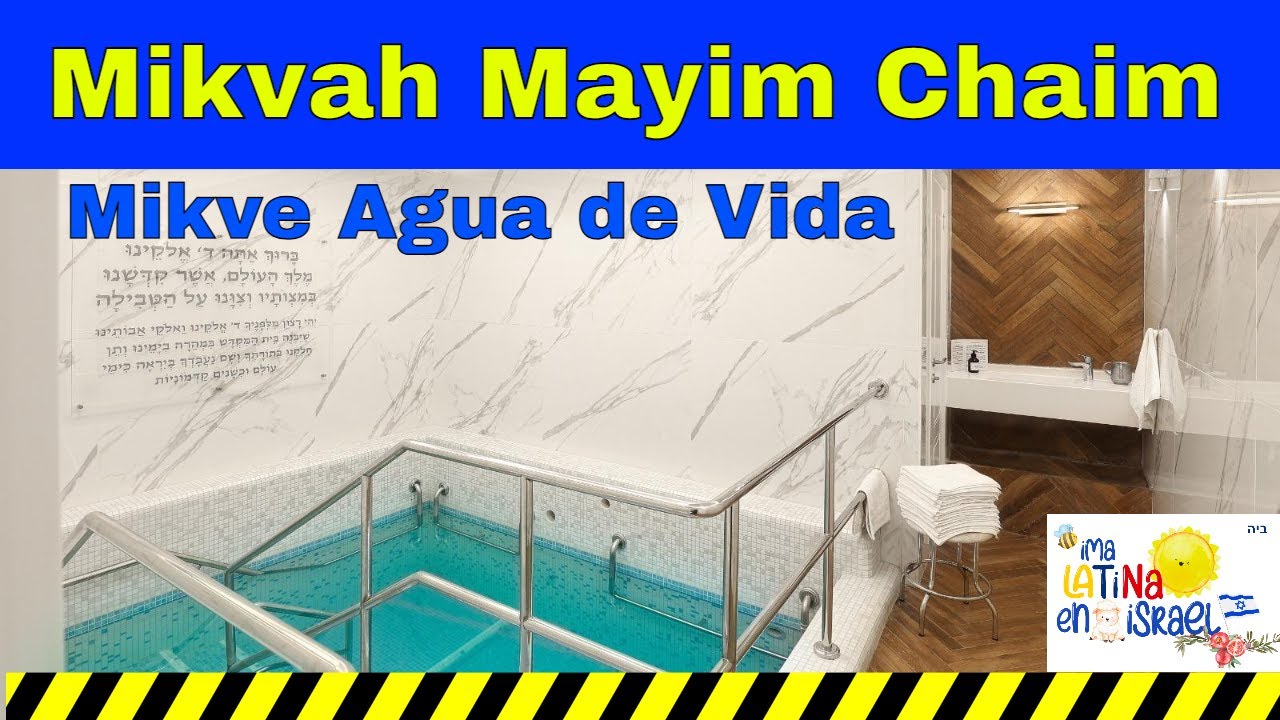 Mikve VIP Agua de Vida -Israel #tradiciones #culturajudía #kosher #mikve www.mayimchaim.co.il