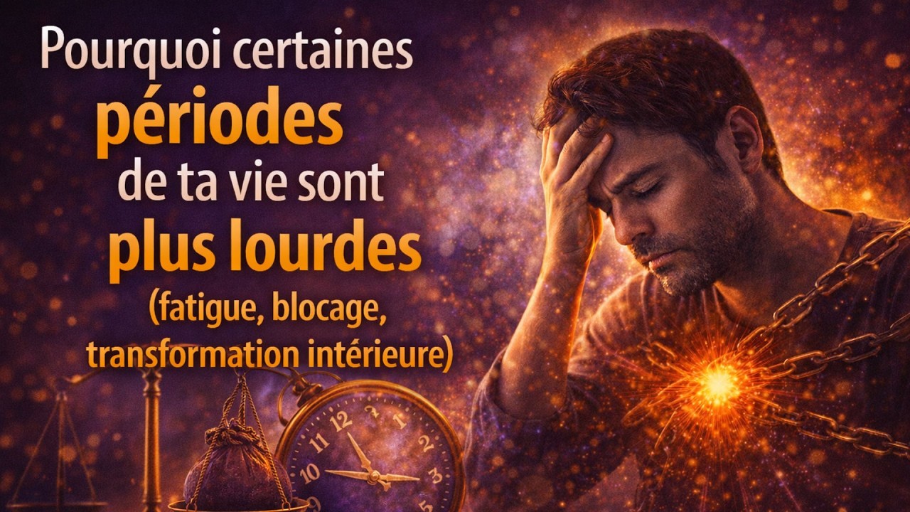 Pourquoi certaines périodes de ta vie sont plus lourdes(fatigue, blocage, transformation intérieure)