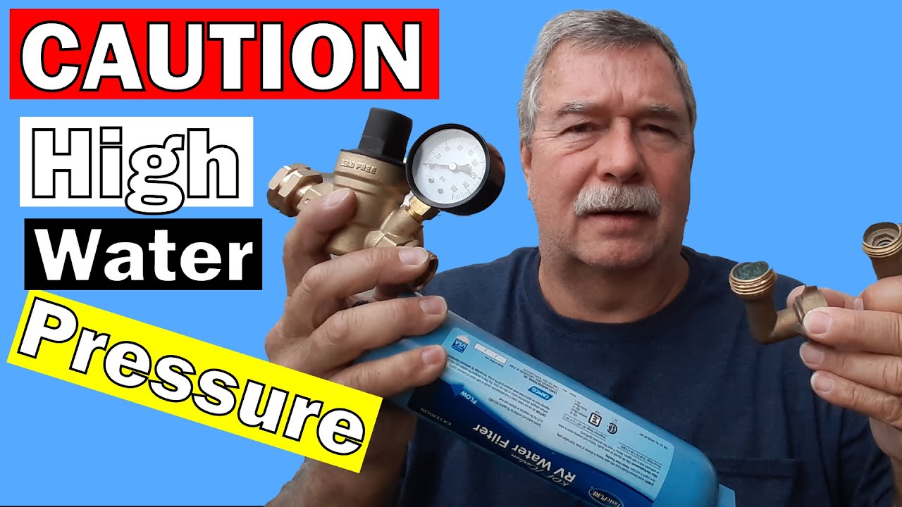 Adjustable Water Pressure Regulators!  CAUTION HIGH water PRESSURE!