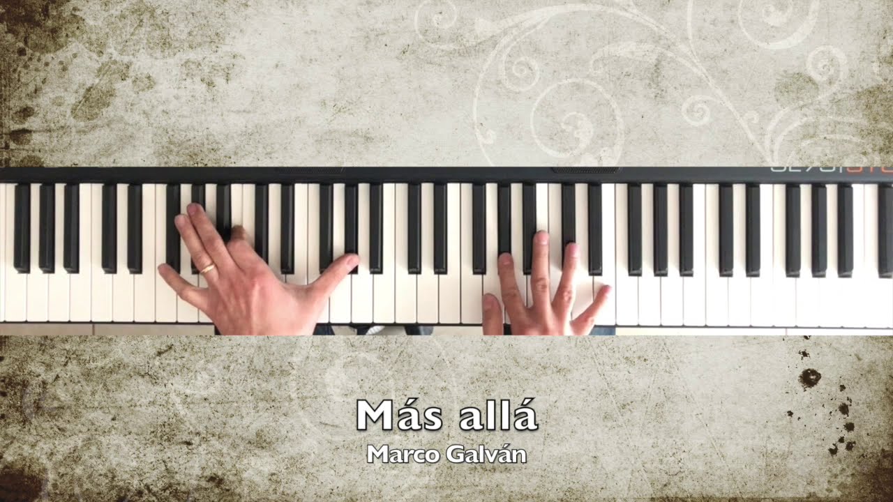 Más allá (Gloria Estefan piano cover) - Marco Galvan