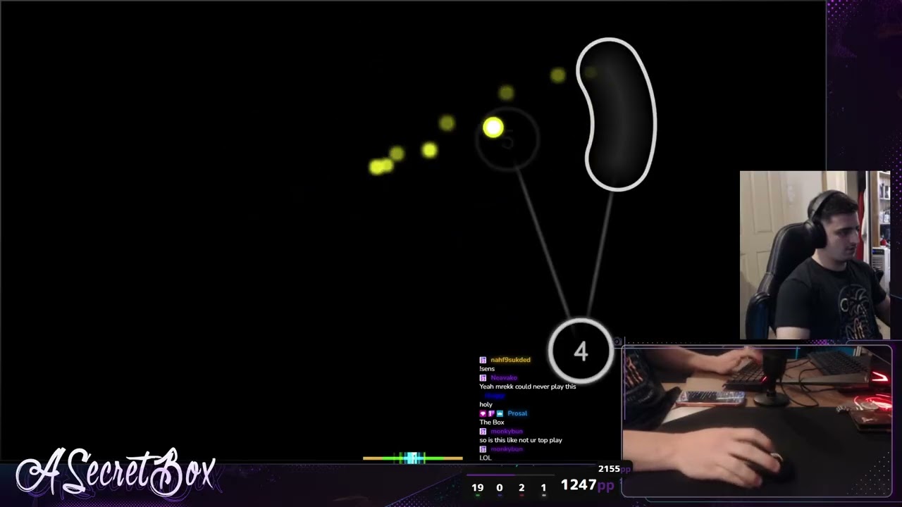 mouse gamer gets 1.4kpp peak on 2000pp map