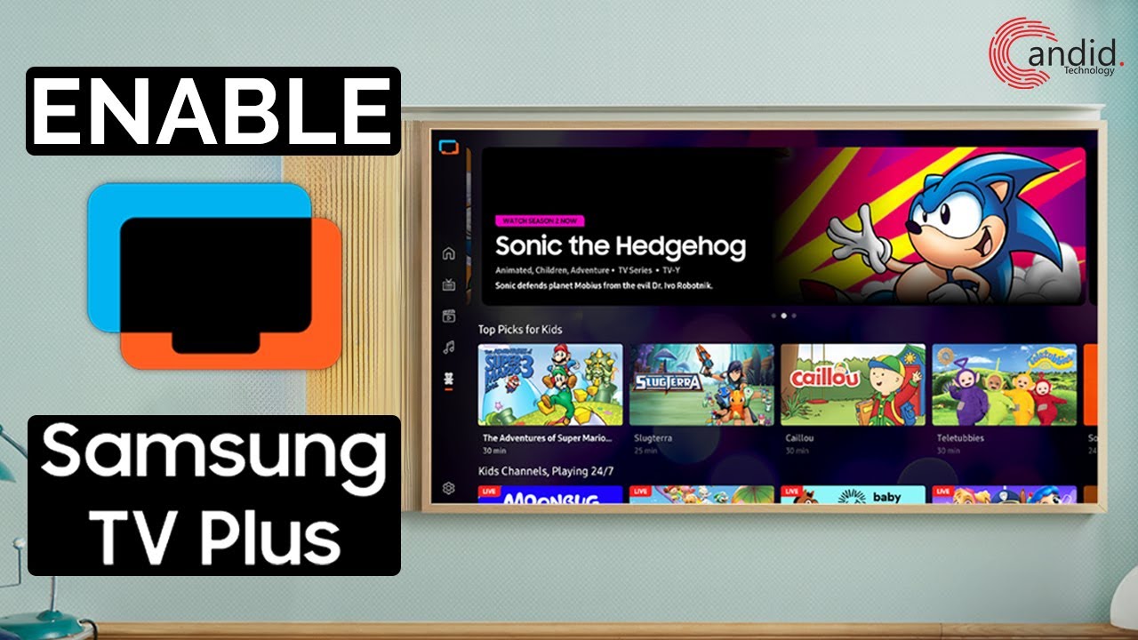 Как включить Samsung TV Plus на Samsung Smart TV?