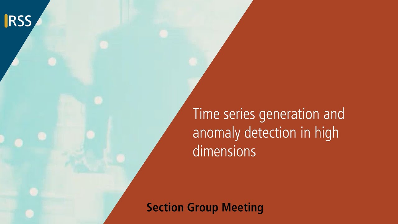 Time series generation and anomaly detection in high dimensions