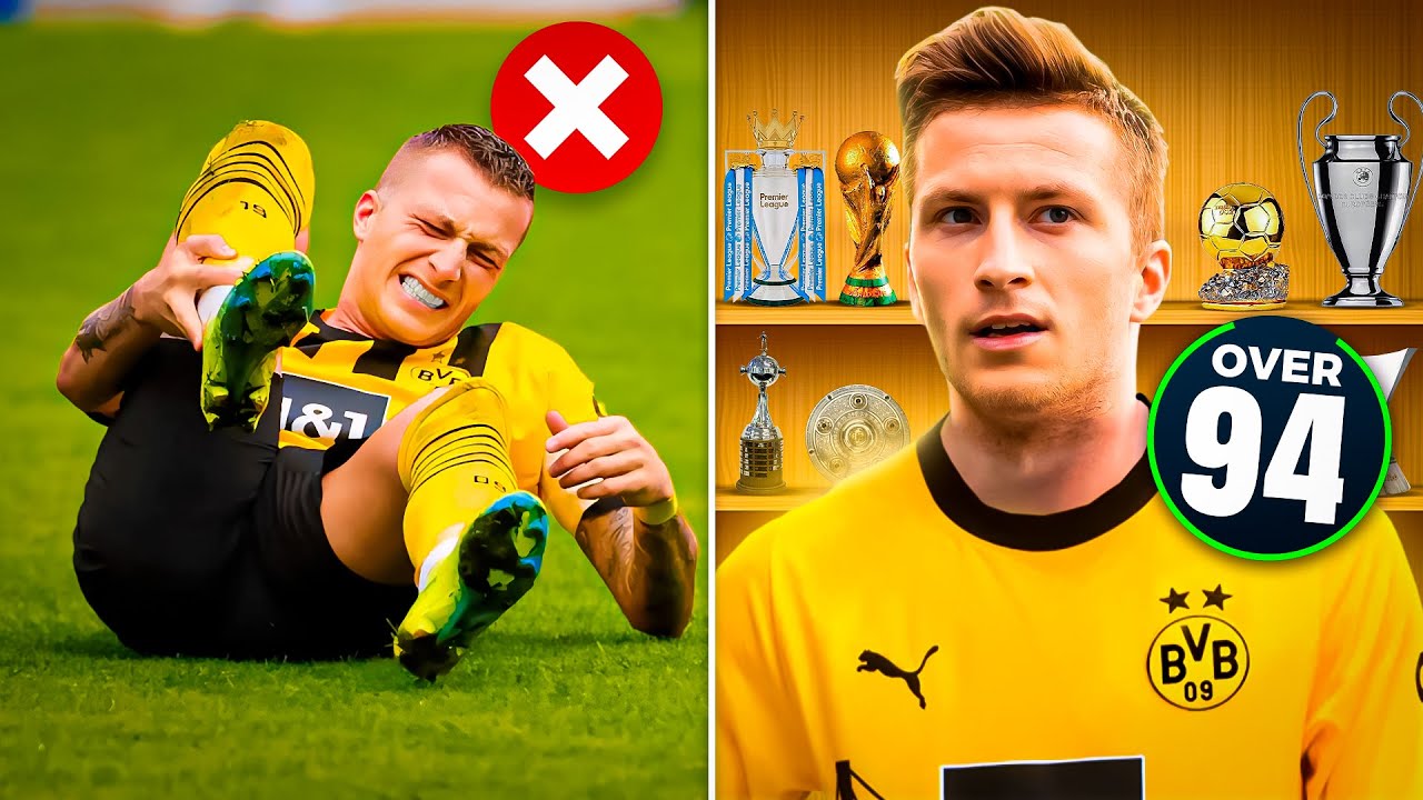 RECONSTRUI a CARREIRA do REUS no BORUSSIA! (SEM as LESÕES) | EA FC 24 EXPERIMENTOS