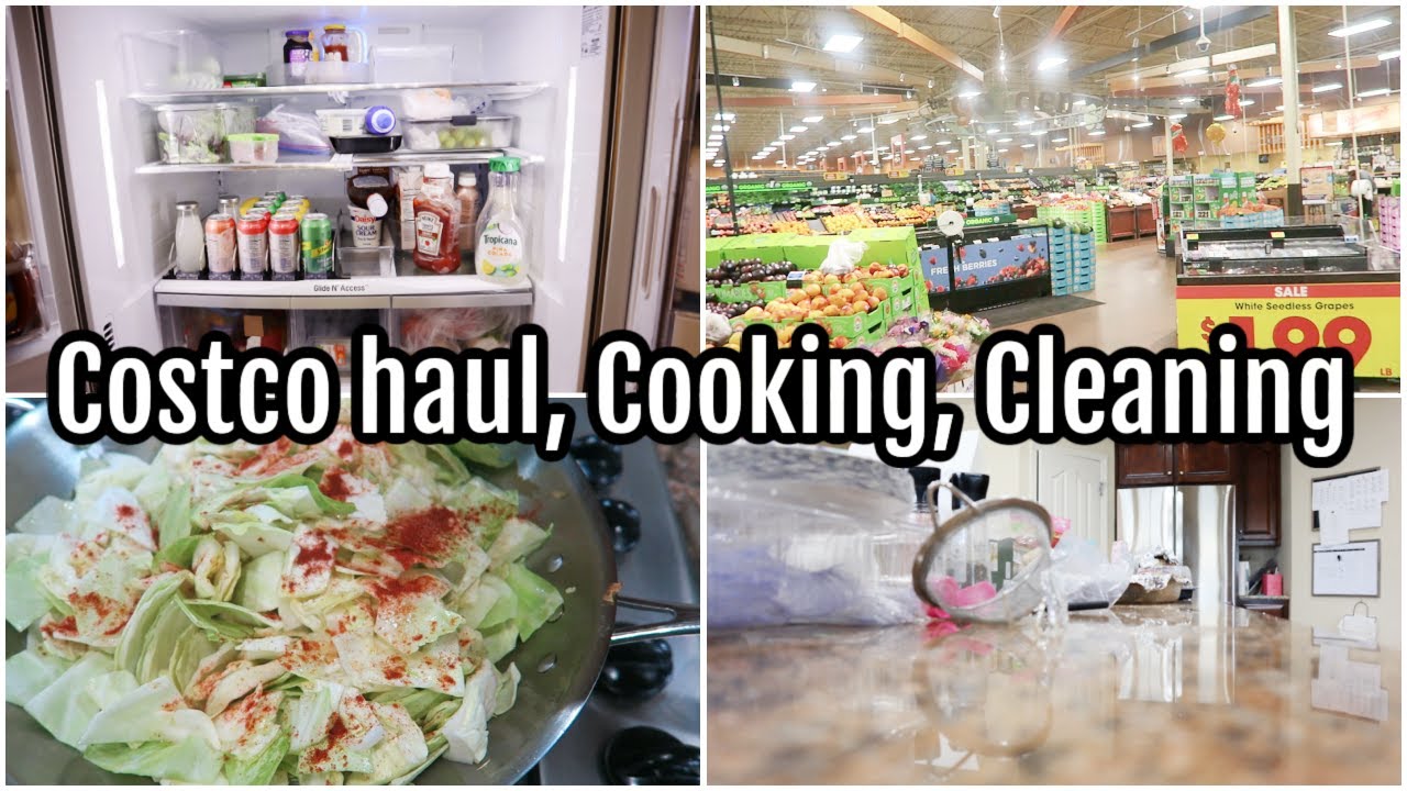 Costco haul: Epic fridge clean out, cooking + SHOP WITH ME