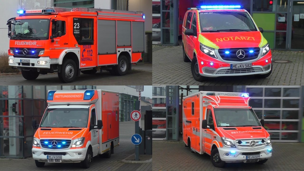 [Gruß/ Pressluft/ Wachbesetzung] Einsatzfahrten Feuer - und Rettungsdienst Langenfeld!