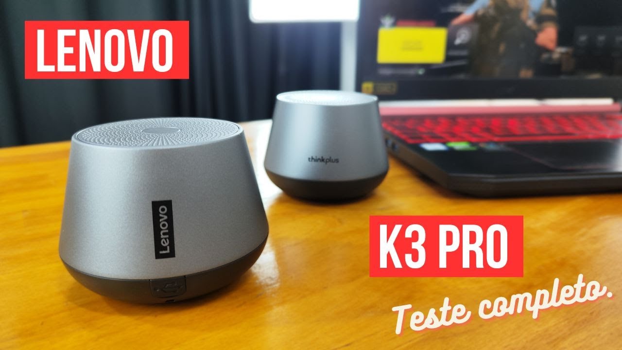 LENOVO K3 PRO | ESSA CAIXINHA DE SOM É MUITO POTENTE [TWS, CONECTANDO DUAS]