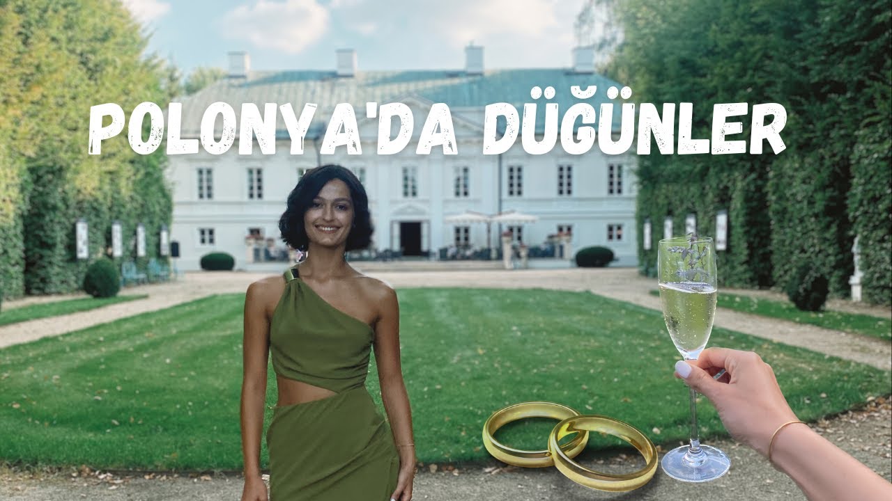 VLOG|POLONYA'DA DÜĞÜNE GİTTİM | Kilisede nikah, gelenekler ve sabaha kadar eğlence😅