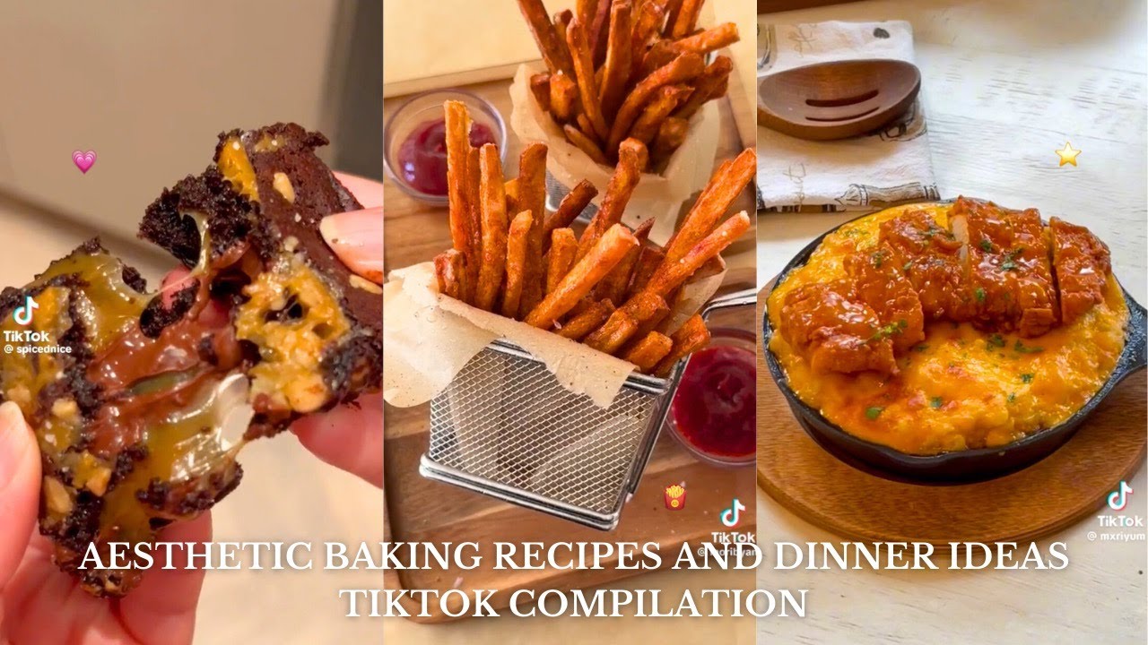 aesthetic baking tiktok compilation 🥟⭐️ | recipe video compilation