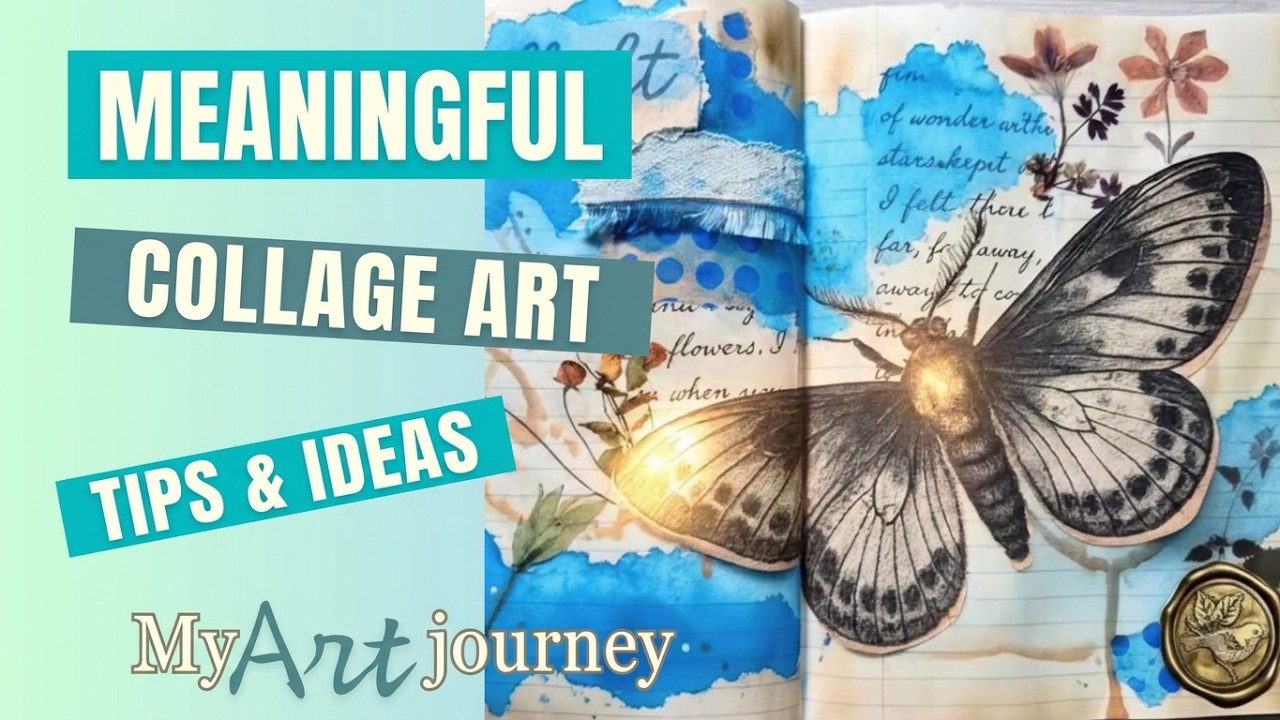 Collage Art With Meaning | Turning Childhood Memories Into Journal Stories