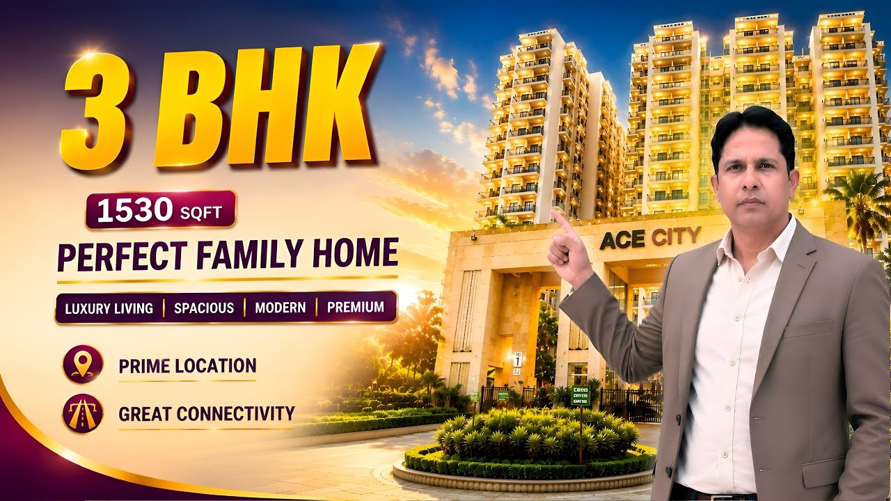 Best Luxury Apartment in Noida Extension? | 2200 Sqft Ground Floor 3BHK | Noida Property Tour