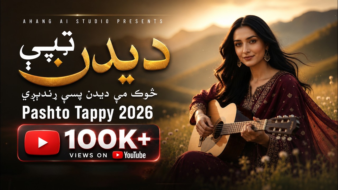 Didan Tappy (څوک مې ديدن پسې ړندېږي) | AI Music Video | Pashto Tappy 2026 | Ahang AI Studio