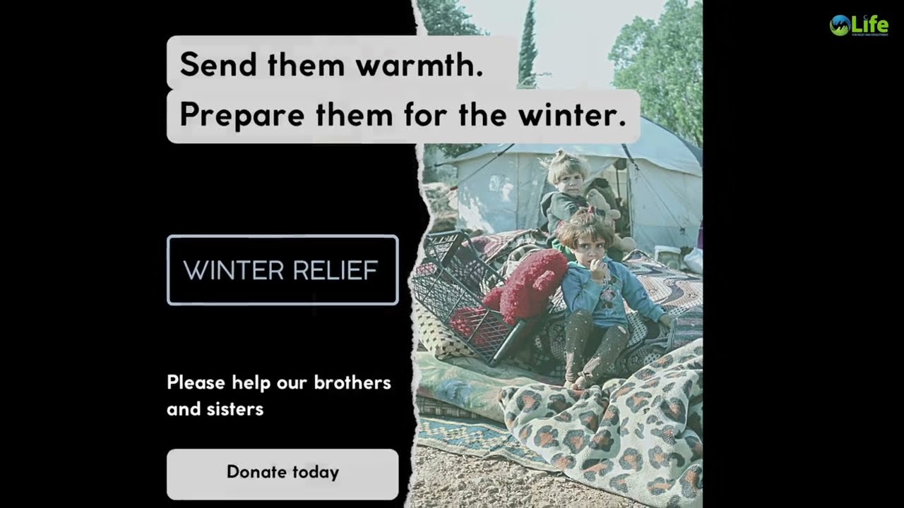 Winter Relief  A message from Dr  Amjad Qoursha