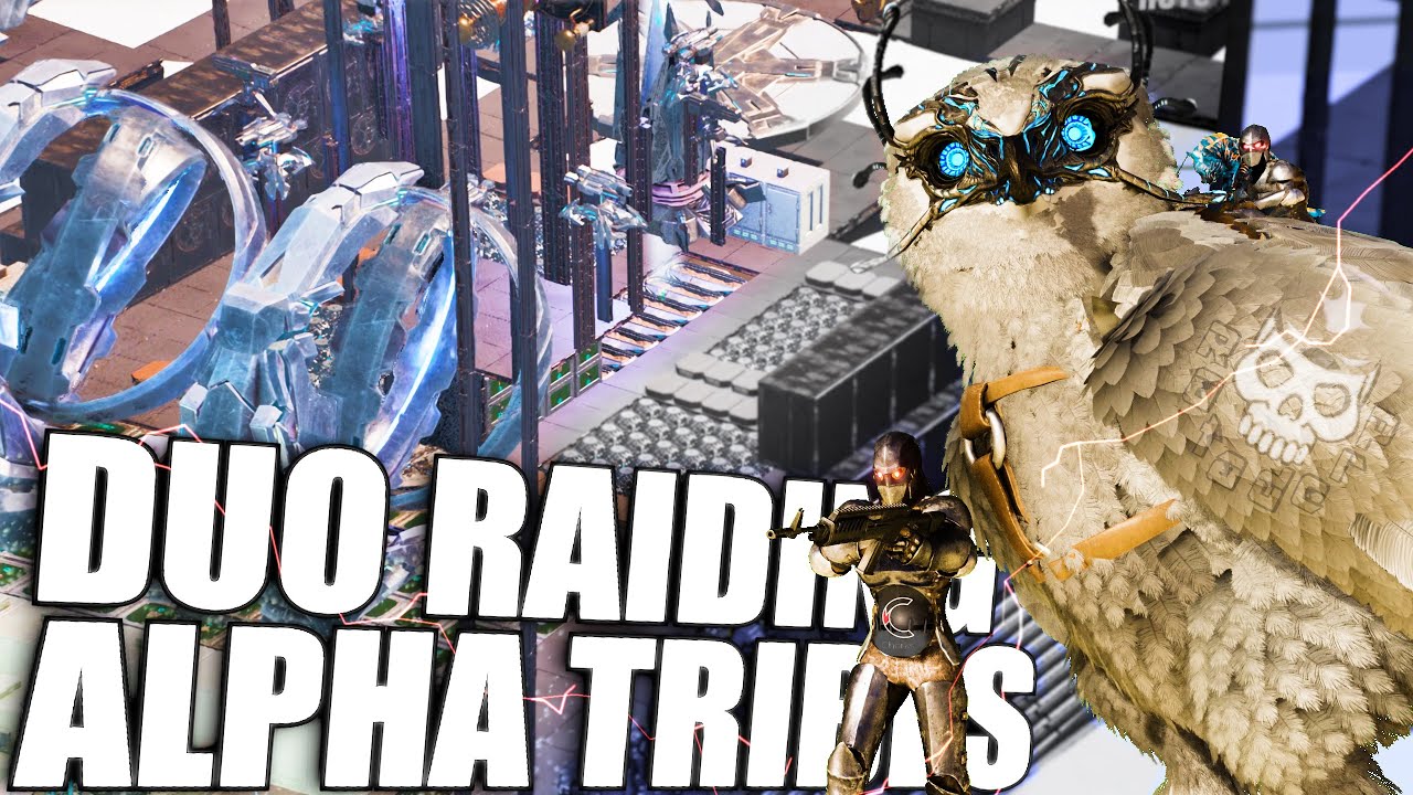 The ONLY ARK DUO TRIBE To Online Raid HUGE ALPHA BASES Is Back! ARK Ascended PvP