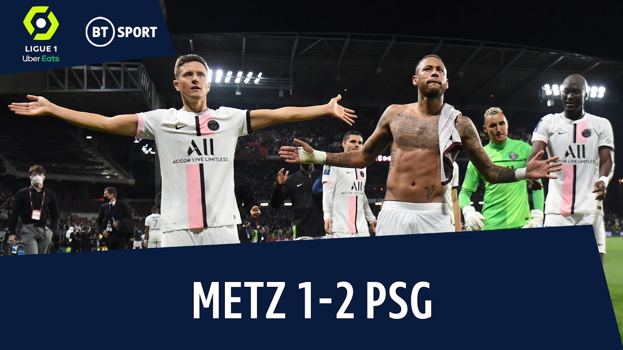 Metz vs PSG (1-2) | Hakimi scores late winner as hosts see double red! | Ligue 1 Highlights