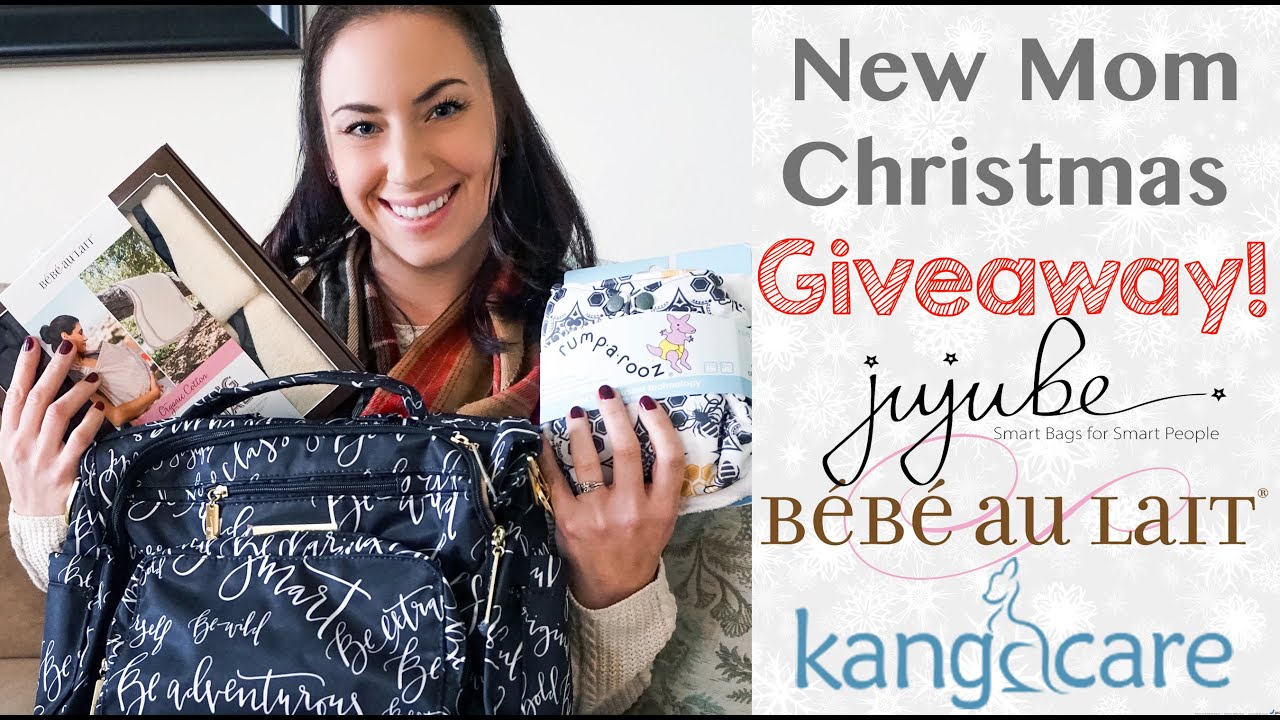 New Mom Christmas Giveaway: kateschwanke +Ju-Ju-Be + Kanga Care + Bebe Au Lait!