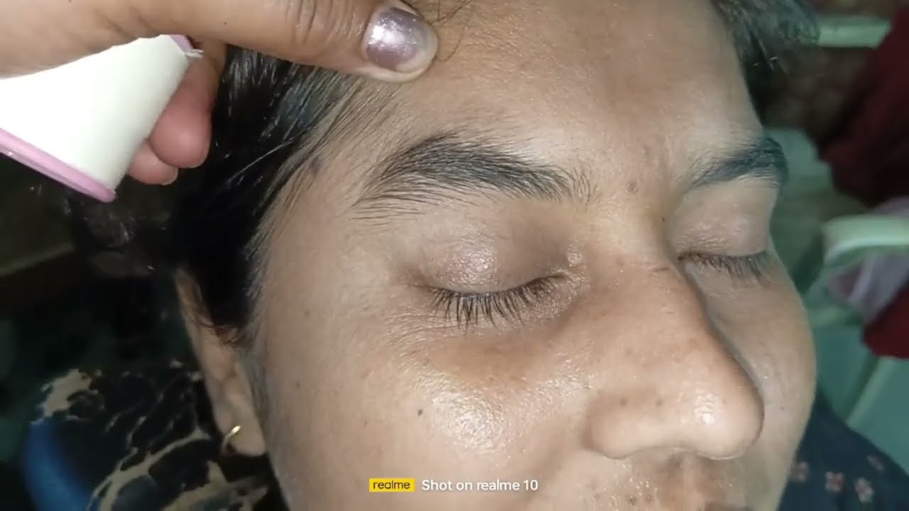 Eyebrow threading/thick to thineyebrow threading step by step