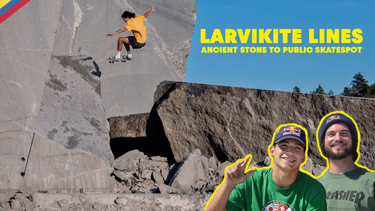Ancient Stone to Public Skatespot with Torey Pudwill, Chris Haslam & Crew | LARVIKITE LINES