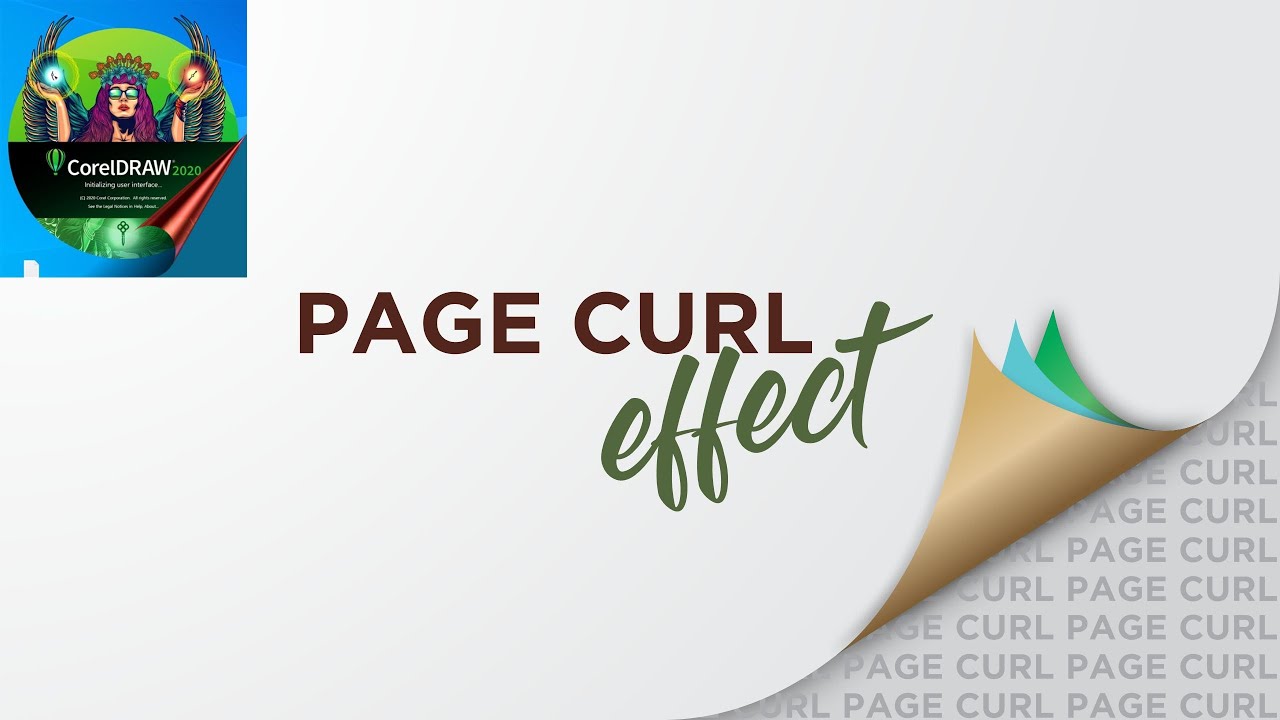 Coreldraw Tutorials | How to make page curl effect in Coreldraw | ZAMZAM GRAPHICS