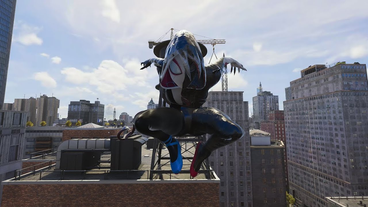 Marvel's Spider-Man 2 - Spider-Gwen Swinging Transition