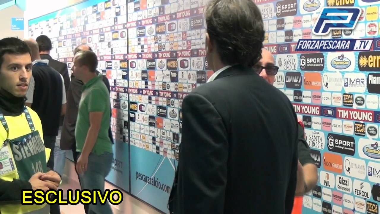 Pescara - Lazio 0:3 - Lite in sala stampa
