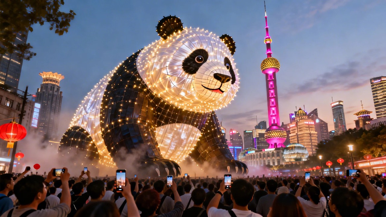 China Grand Animal Parade 2026 🇨🇳 Spectacular Giant Pandas & Dragons | Full 8K HDR