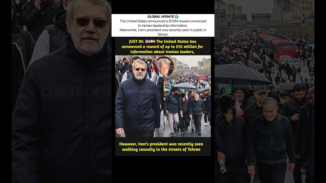 $10 MILLION BOUNTY! 🚨 US vs Iran Global Update! 🌍 #Geopolitics #Iran #WorldNews #shorts #usgovt