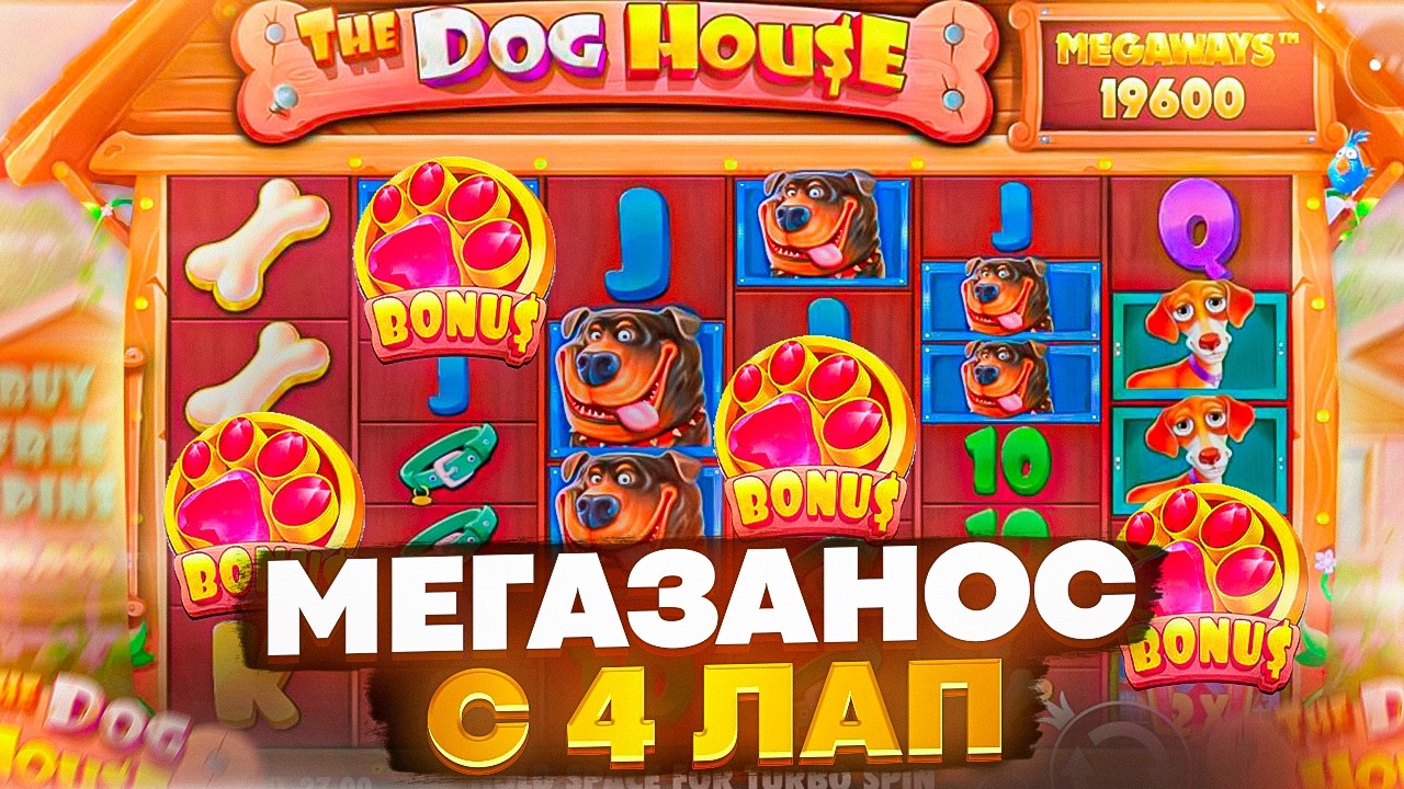ПОШЁЛ ALL IN И СЛОВИЛ ЗАНОС 2 ЛЯМА !! ПОЙМАЛ БОНУС НА 4 ЛАПЫ , ОГРОМНЫЙ ЗАНОС НЕДЕЛИ В THE DOG HOUSE