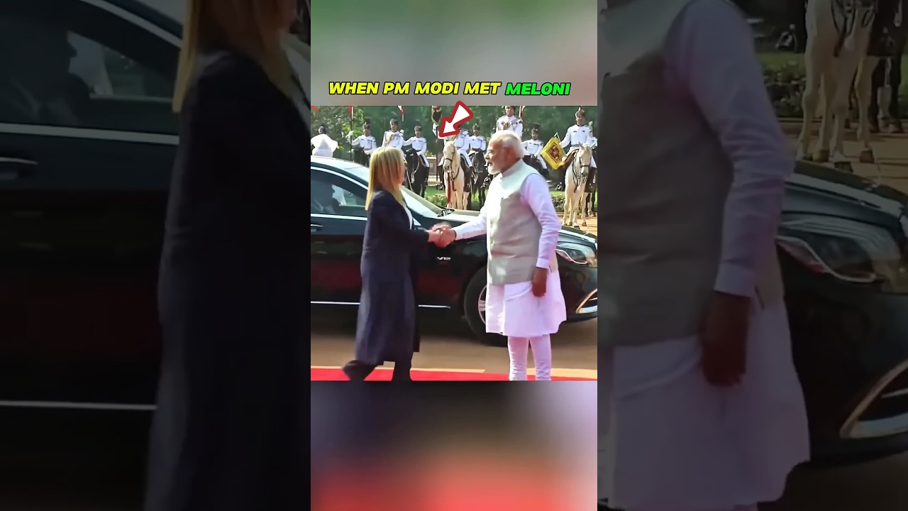 Narendra Modi and Meloni hea shek     #Entertainment #Modi #Meloni #ViralVideo #AIEdit