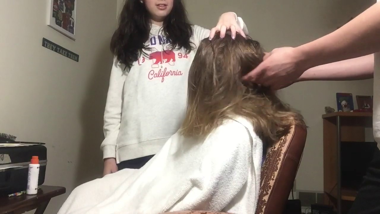 ASMR Haircut and Scalp massage