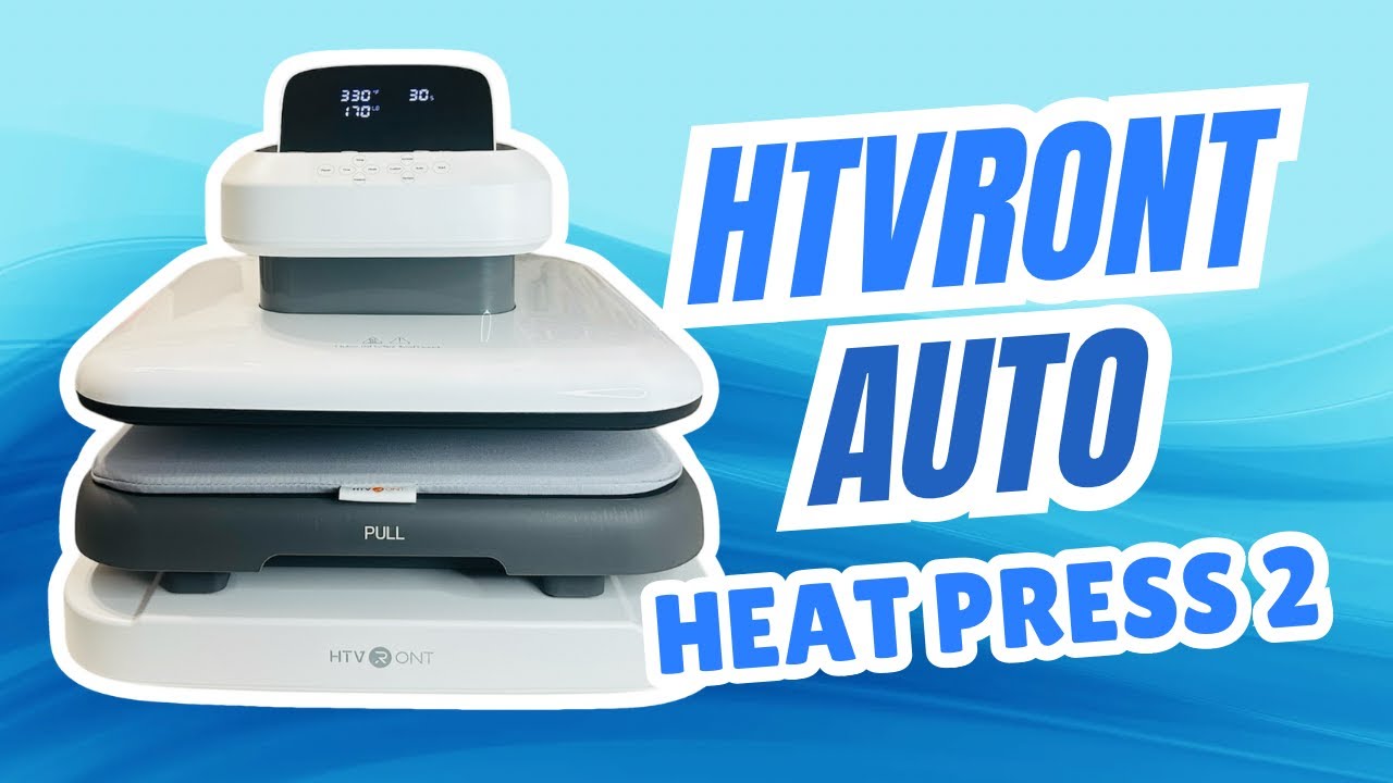 Pressing Rhinestone Transfers | HTVRONT Auto Heat Press 2