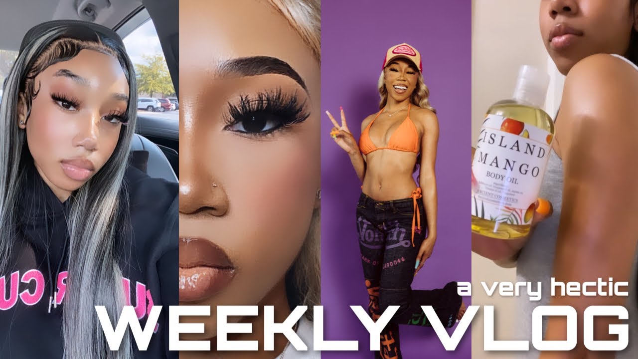 A VERY HECTIC WEEKLY VLOG...like seriously ⎜200k shoot, promo pics, hair appt & more!