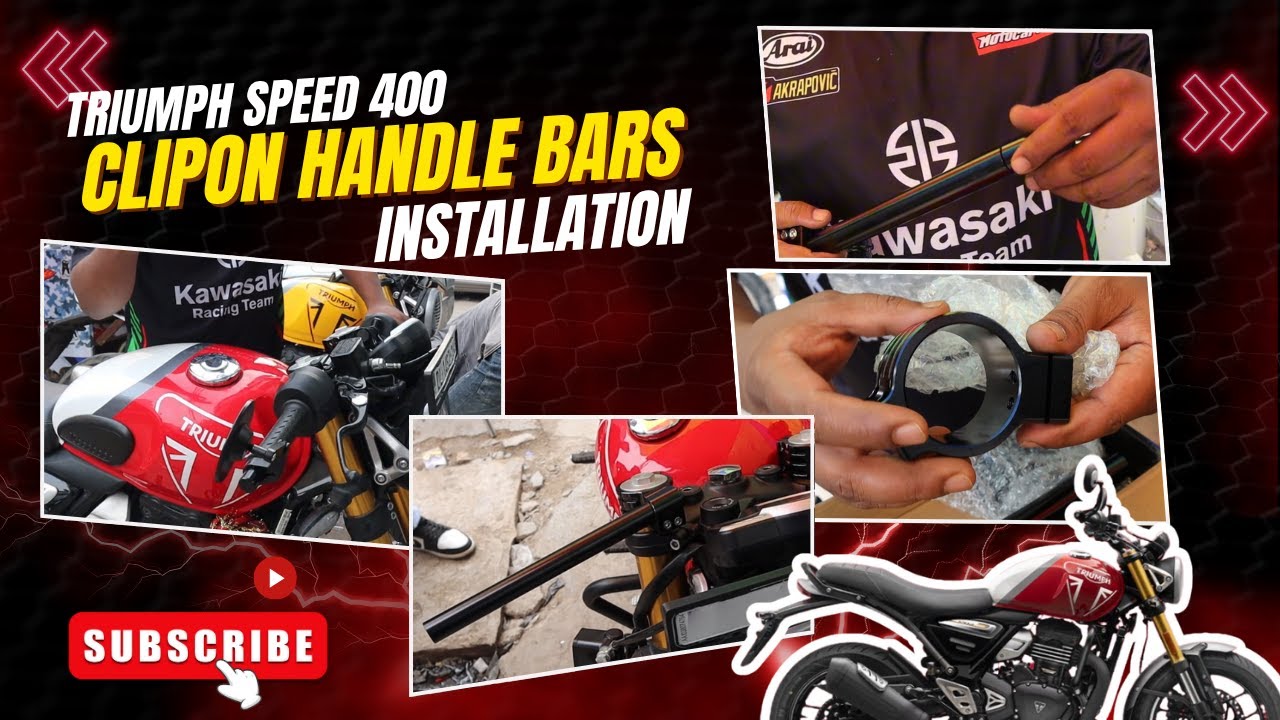 Speed 400 with Clip-Ons: The Ultimate Riding Posture Upgrade!