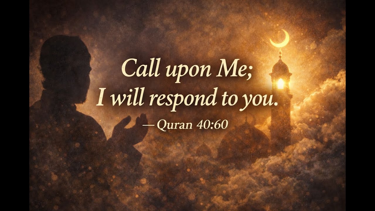 Call Upon Me, I Will Respond to You | Quran 40:60 | A Message of Hope and Faith