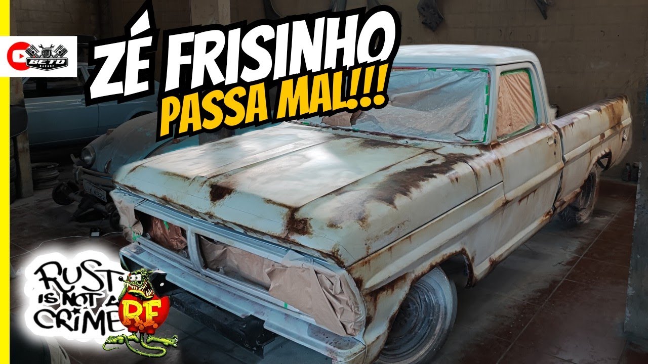 FORD F100 RAT LOOK | COMO FAZER FERRUGEM COM TINTA E NÃO ESTRAGAR SEU CARRO