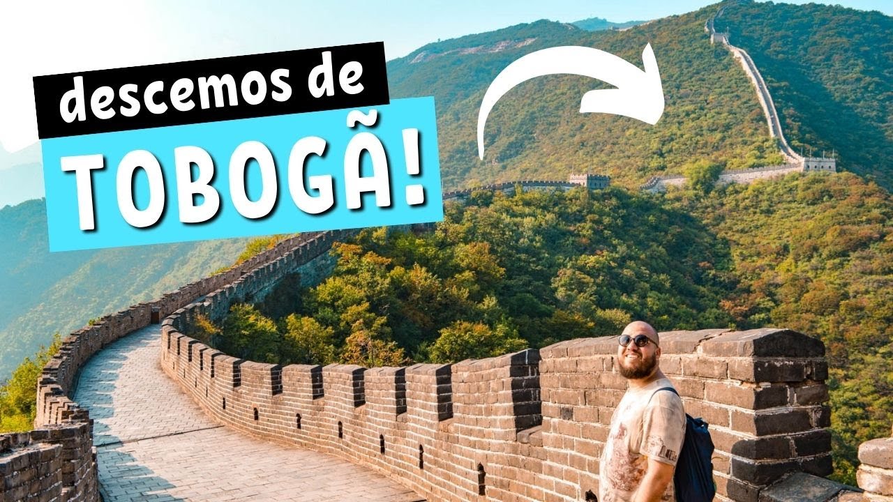 Descemos um TOBOGÃ GIGANTE na montanha da MURALHA DA CHINA