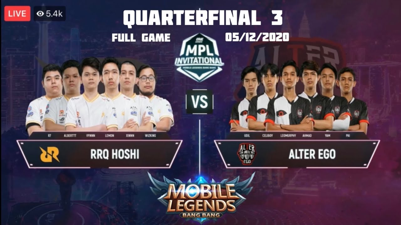 Mobile Legends One Esports MPLI Quarterfinals | RRQ Vs Alter EGO | Full Game | #mobilelegends