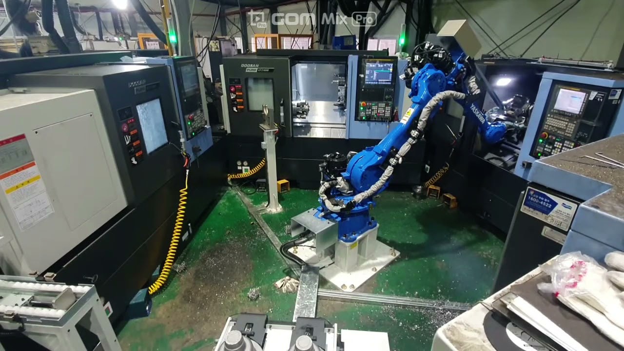 산업용로봇 시운전영상(Yaskawa)