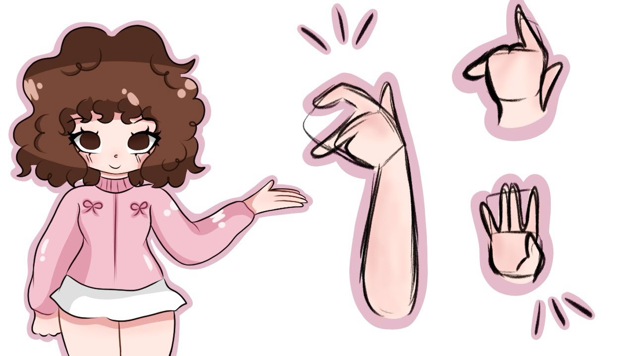 🍓 TUTORIAL cómo dibujar manos (para principiantes)