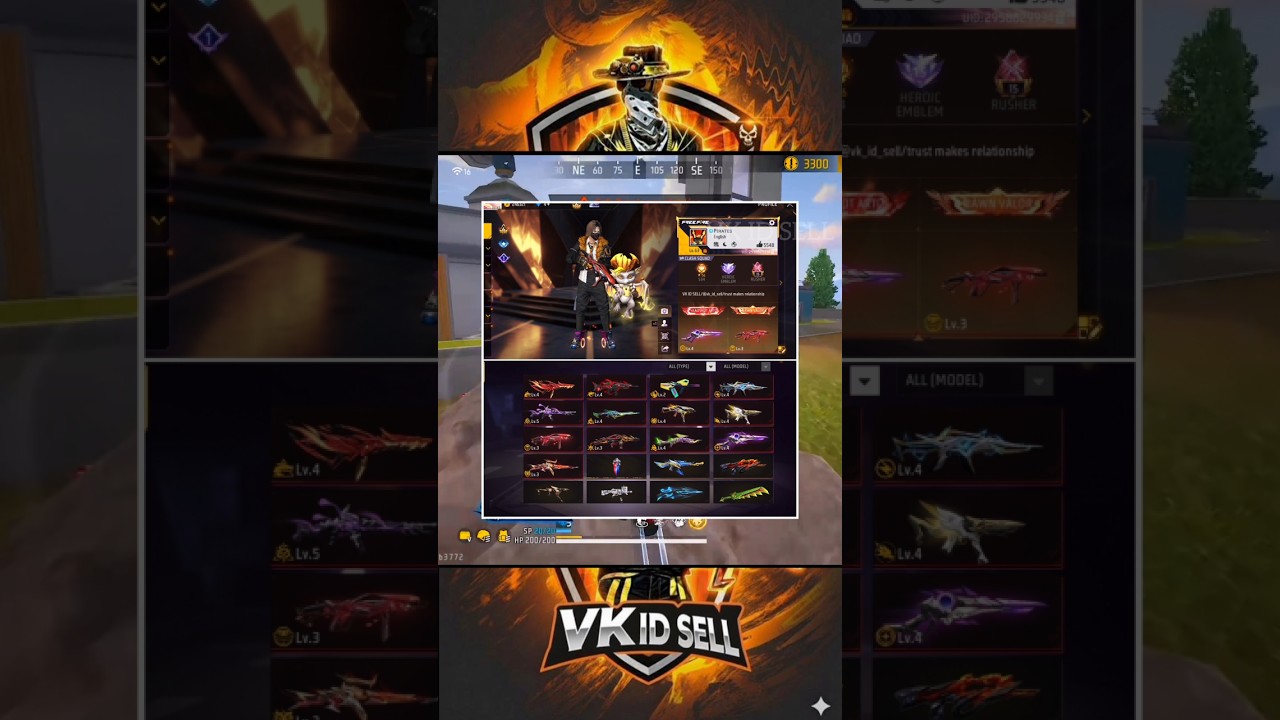 ஆடா 😳13 evo guns 🔫 with op emote collection account top Booyah pass acc 