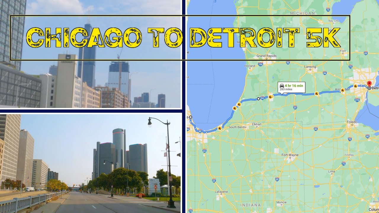 I-94 Chicago to Detroit Drivelapse.