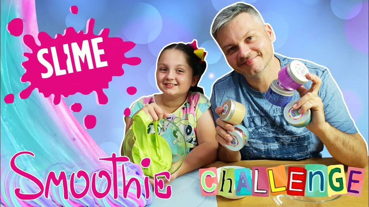 SLIME SMOOTHIE MIESZAM WSZYSTKIE SLIMY Z TATĄ