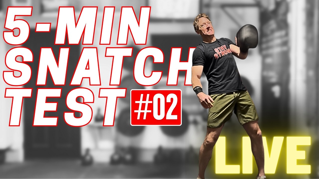 5-Minute Kettlebell Snatch Test #02 LIVE | The Monthly Strength Standard
