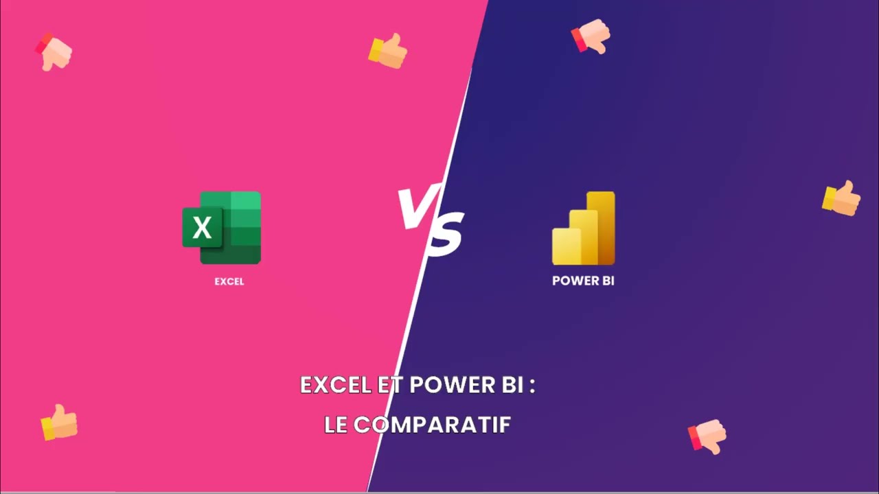 Les diff&eacute;rences entre Excel et Power BI