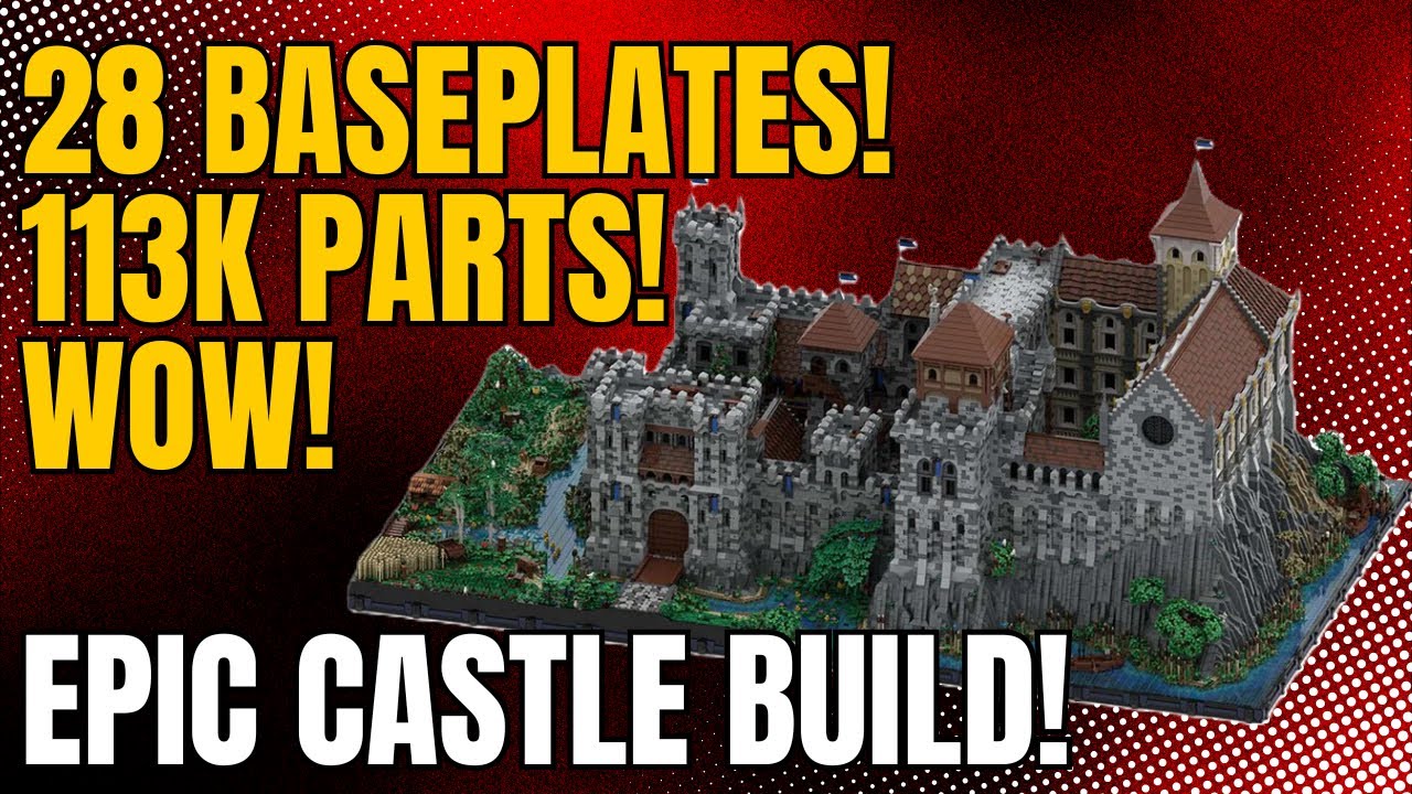 LEGO Castle MOC with 113,000+ Pieces?! Sir Perceval’s Epic Build.