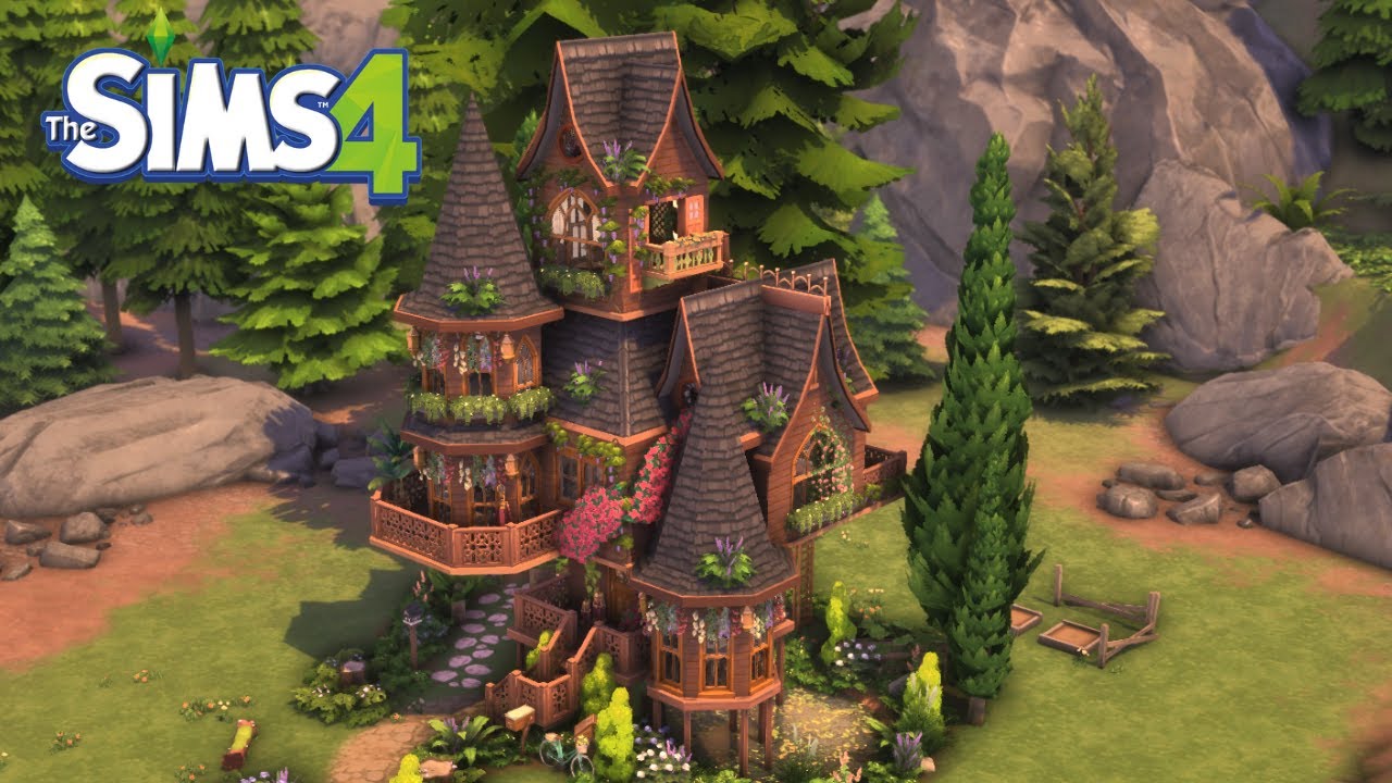 Fairy cottage | The Sims 4 Speed Build | Relaxing music