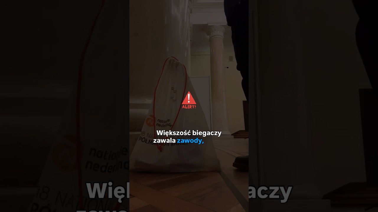 99% biegaczy popełnia TEN BŁĄD na zawodach😱Nie r&oacute;b tego❌ #bieganie #shorts