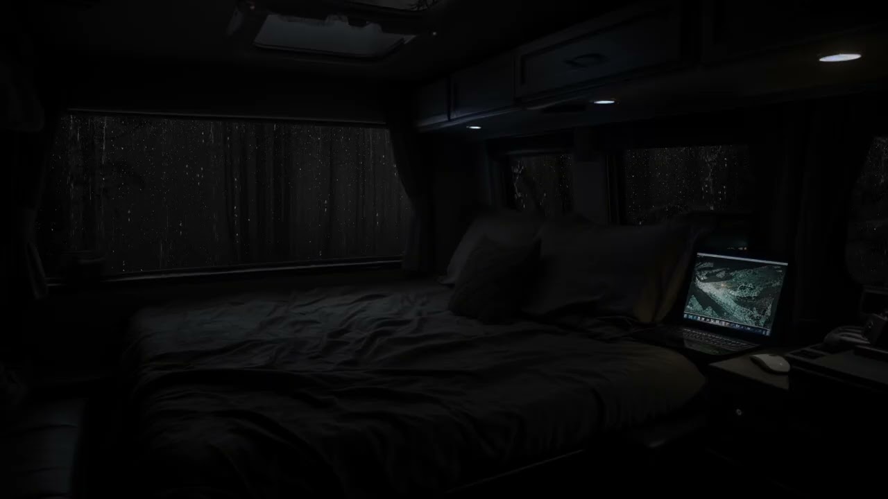 Car Rain Ambience for Deep Sleep – Soothing Sounds for Relaxation and Study