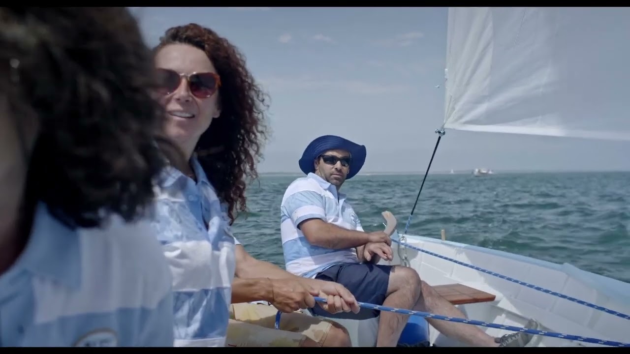 Bénédiction et première navigation de l'Audacieuse, pinasse à voile de chantiers Bossuet.