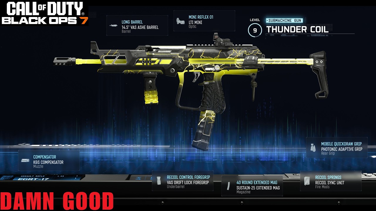 GAMEPLAY WITH MPC 25 SMG THUNDER COIL BLUEPRINT - Call of Duty Black ops 7 #codbo7 #mpc25 #cod